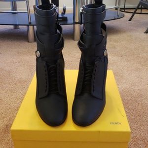 Black Fendi Boots